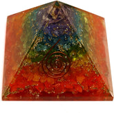 4 Inches Orgone Crystal Pyramid for Protection Healing and Meditation